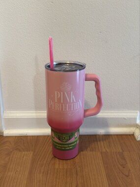 Wicked Pink Perfection Glinda 40oz Tumbler with Pink Straw